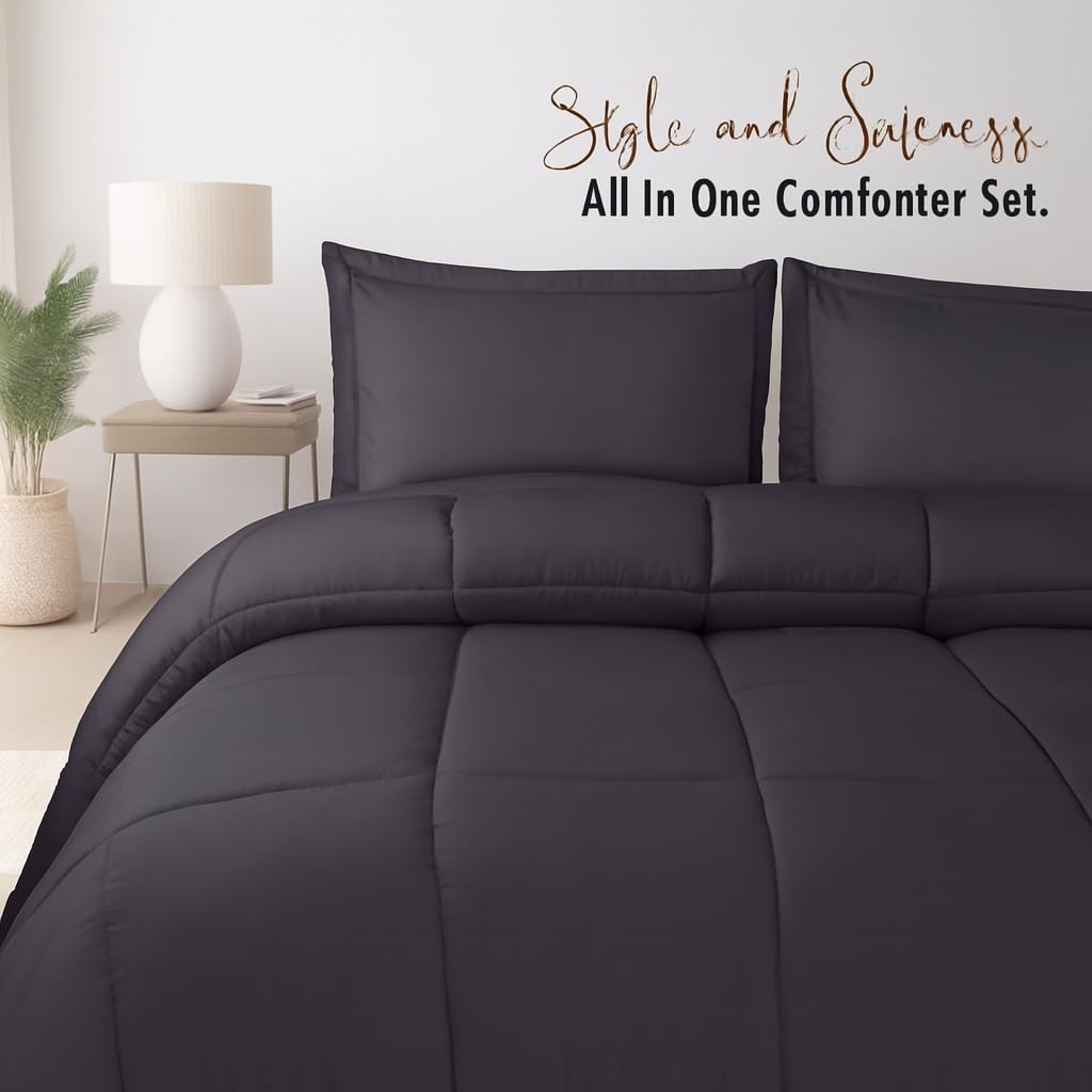 200 GSM Solid Comforter Set