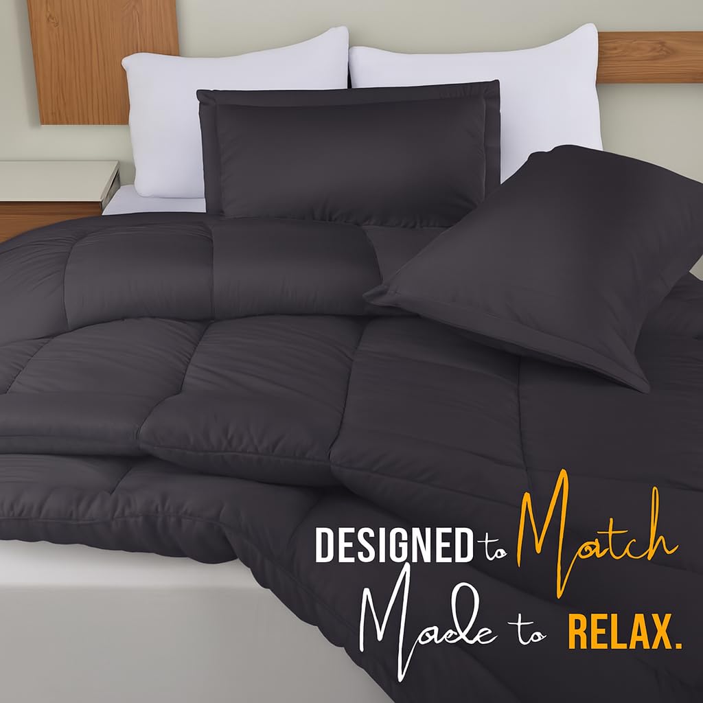 200 GSM Solid Comforter Set