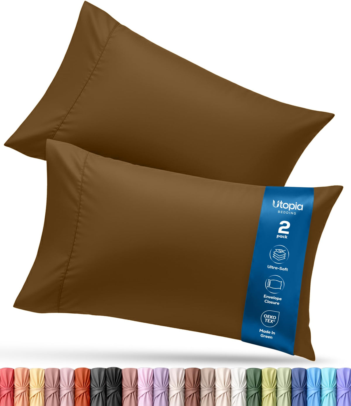 Brushed Microfiber Pillowcase – 4 Pack