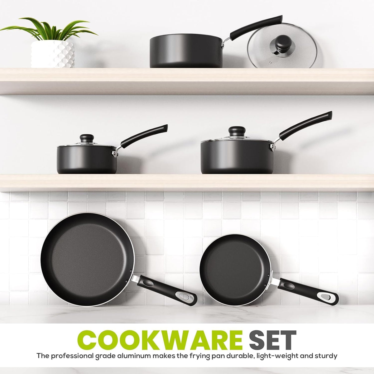 Kichly Non Stick Pots and Pans