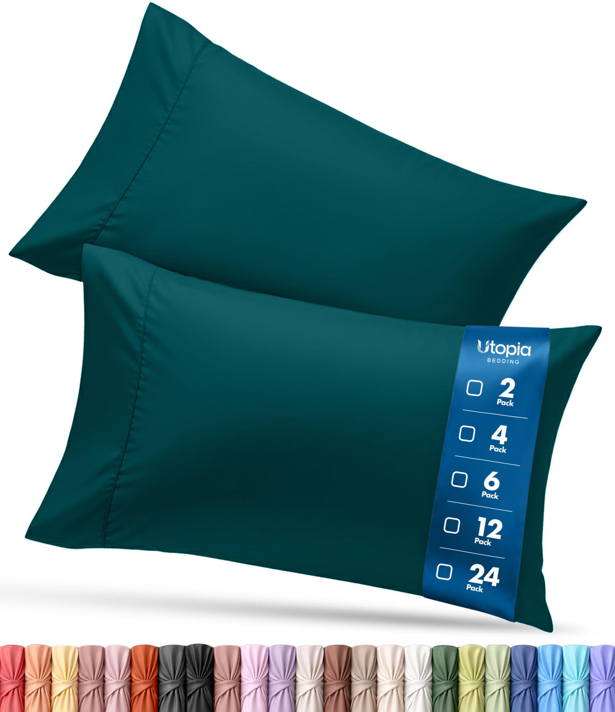 Brushed Microfiber Pillowcase – 4 Pack