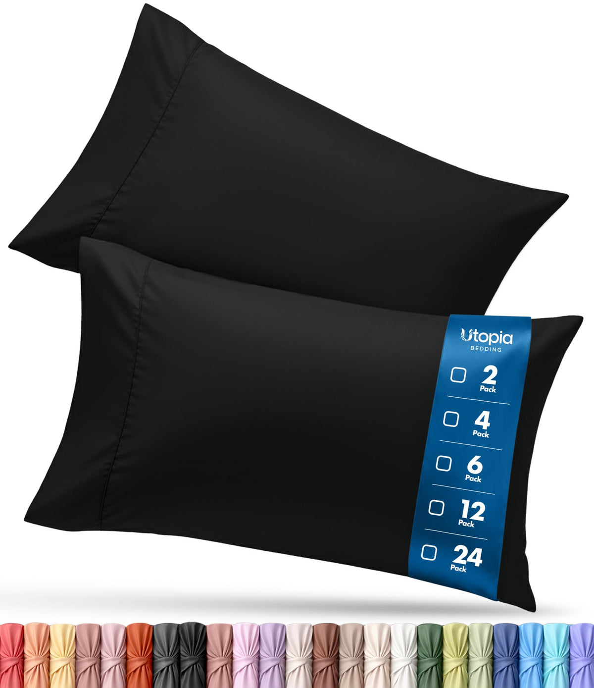 Brushed Microfiber Pillowcase – 4 Pack