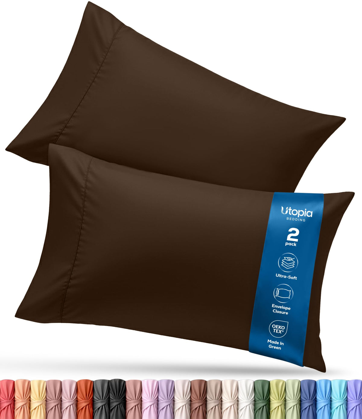Brushed Microfiber Pillowcase – 4 Pack