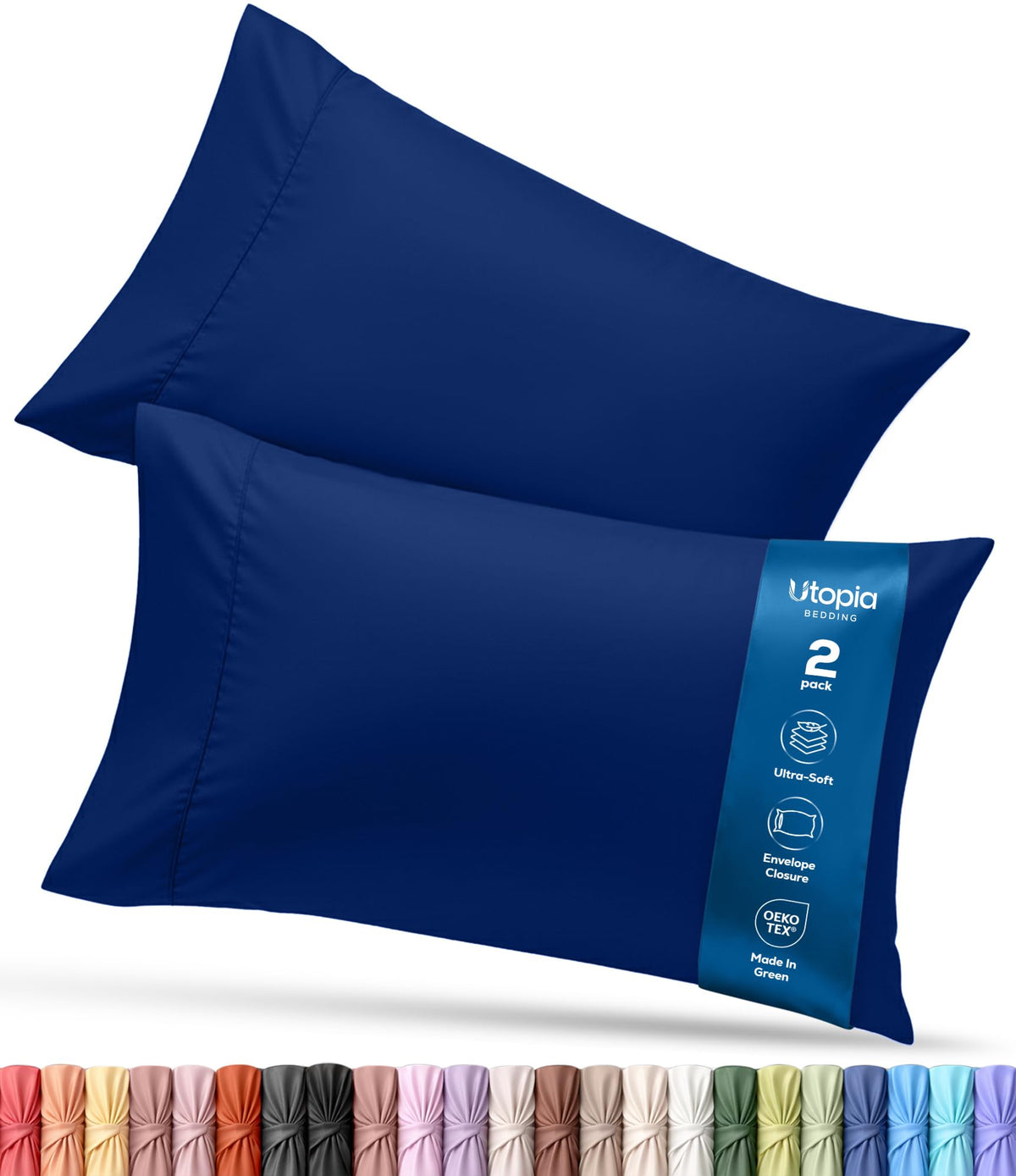 Brushed Microfiber Pillowcase – 4 Pack
