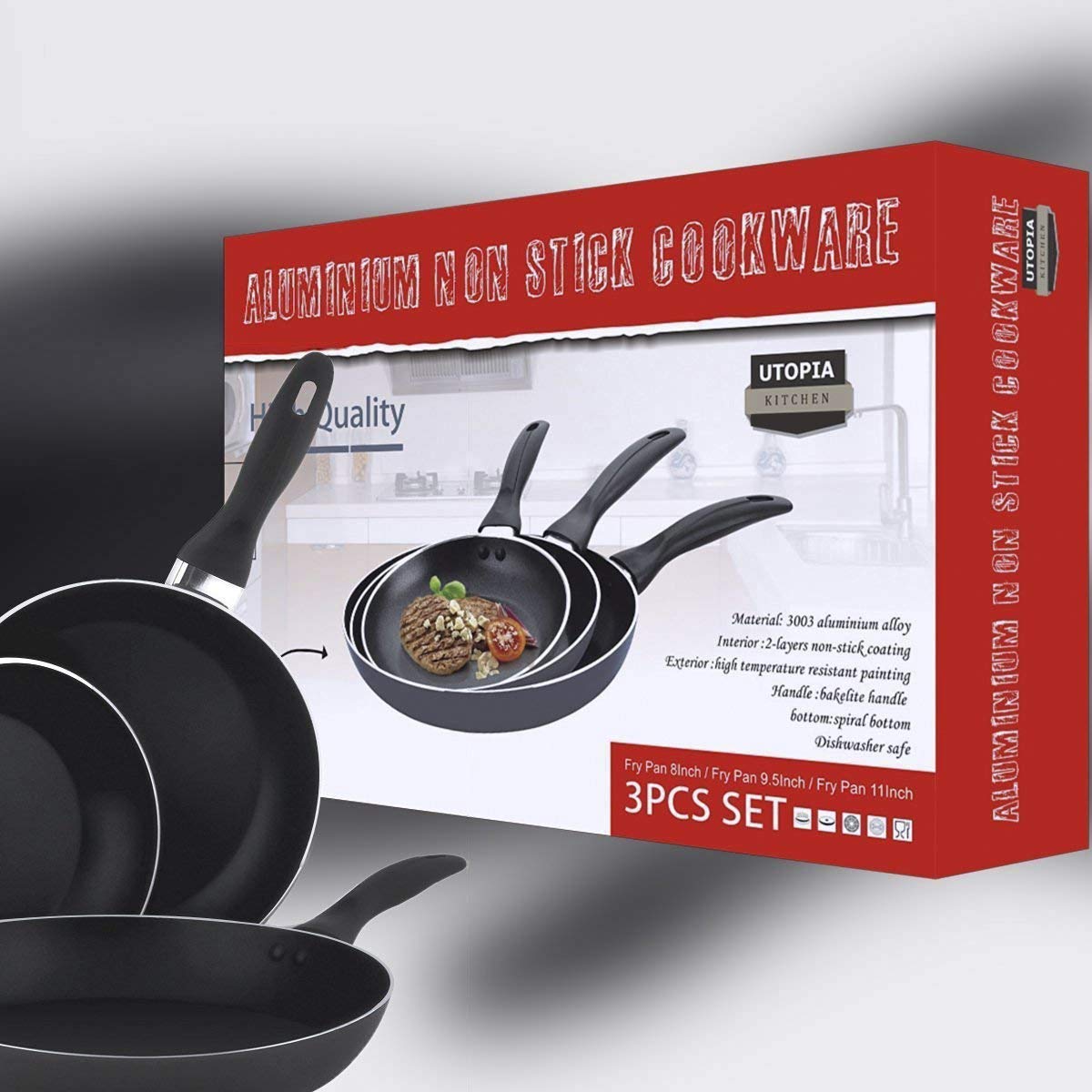 Pressed Frying Pan set
