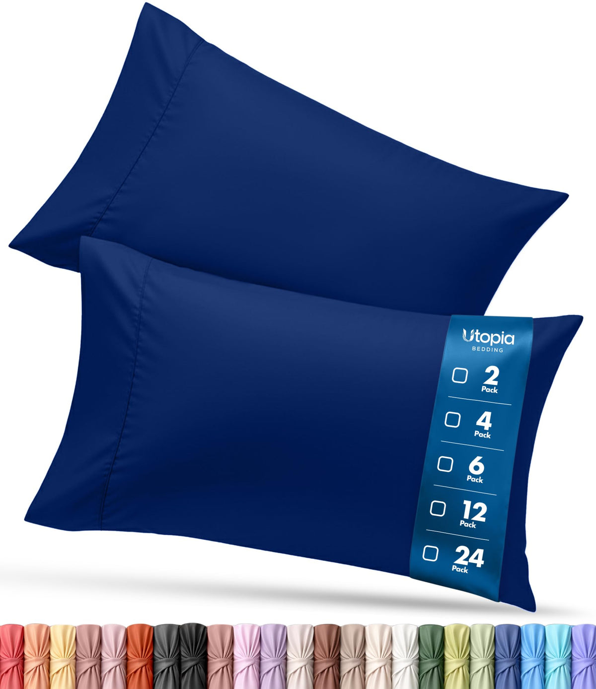 Brushed Microfiber Pillowcase – 4 Pack