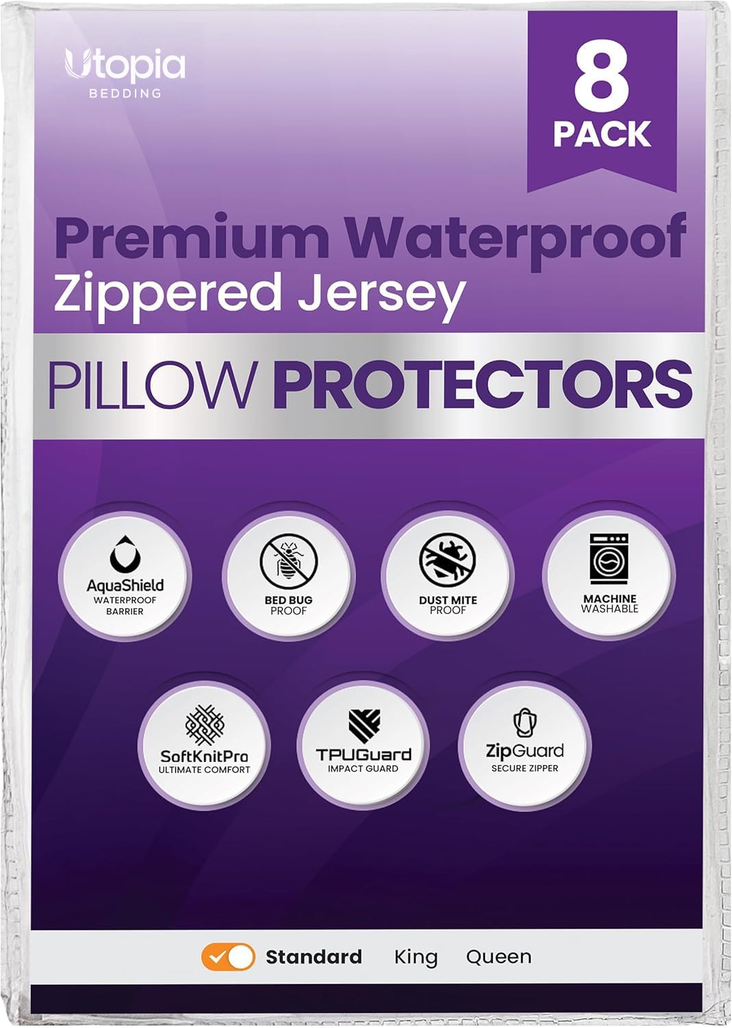 Waterproof Pillow Encasement - Colored