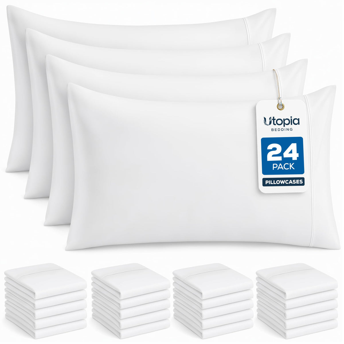Brushed Microfiber Pillowcase – 4 Pack