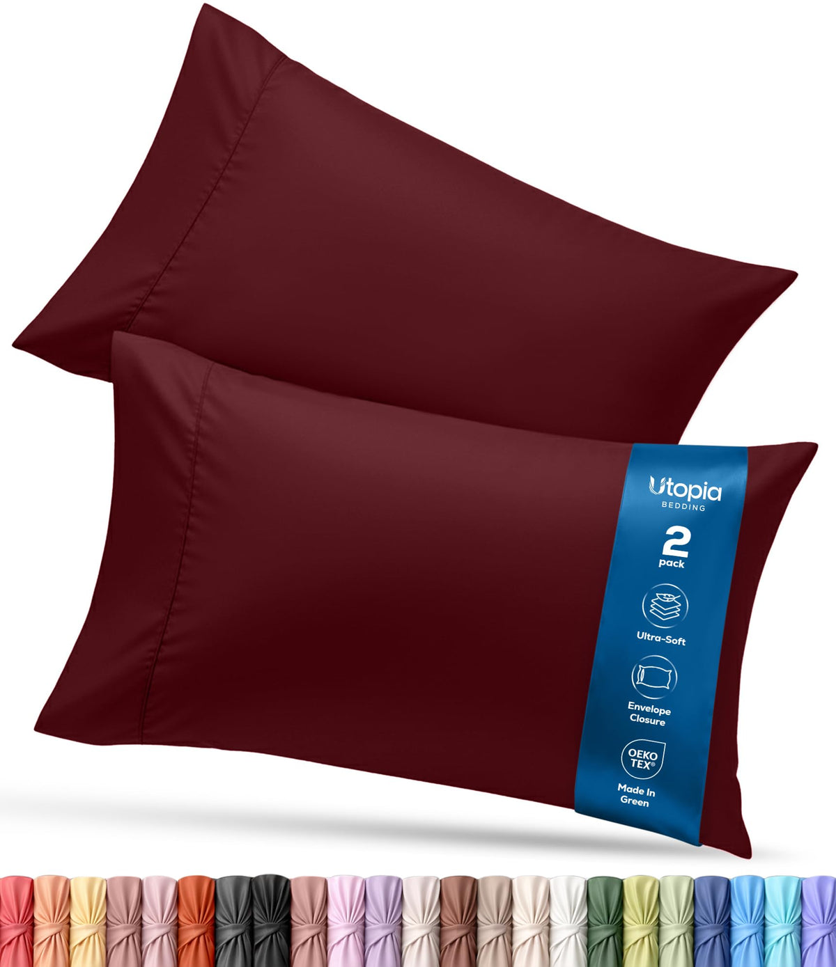 Brushed Microfiber Pillowcase – 4 Pack