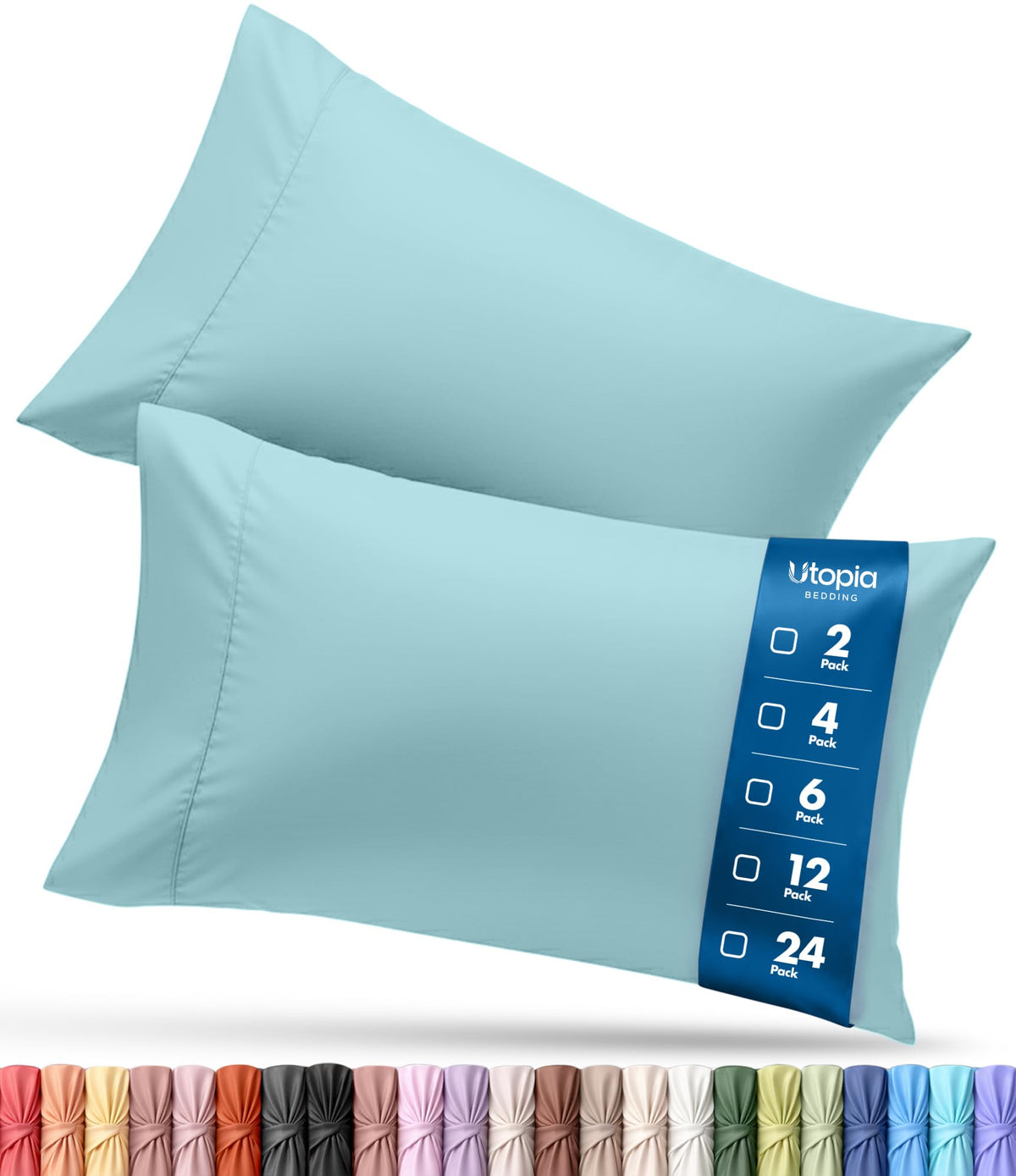 Brushed Microfiber Pillowcase – 4 Pack