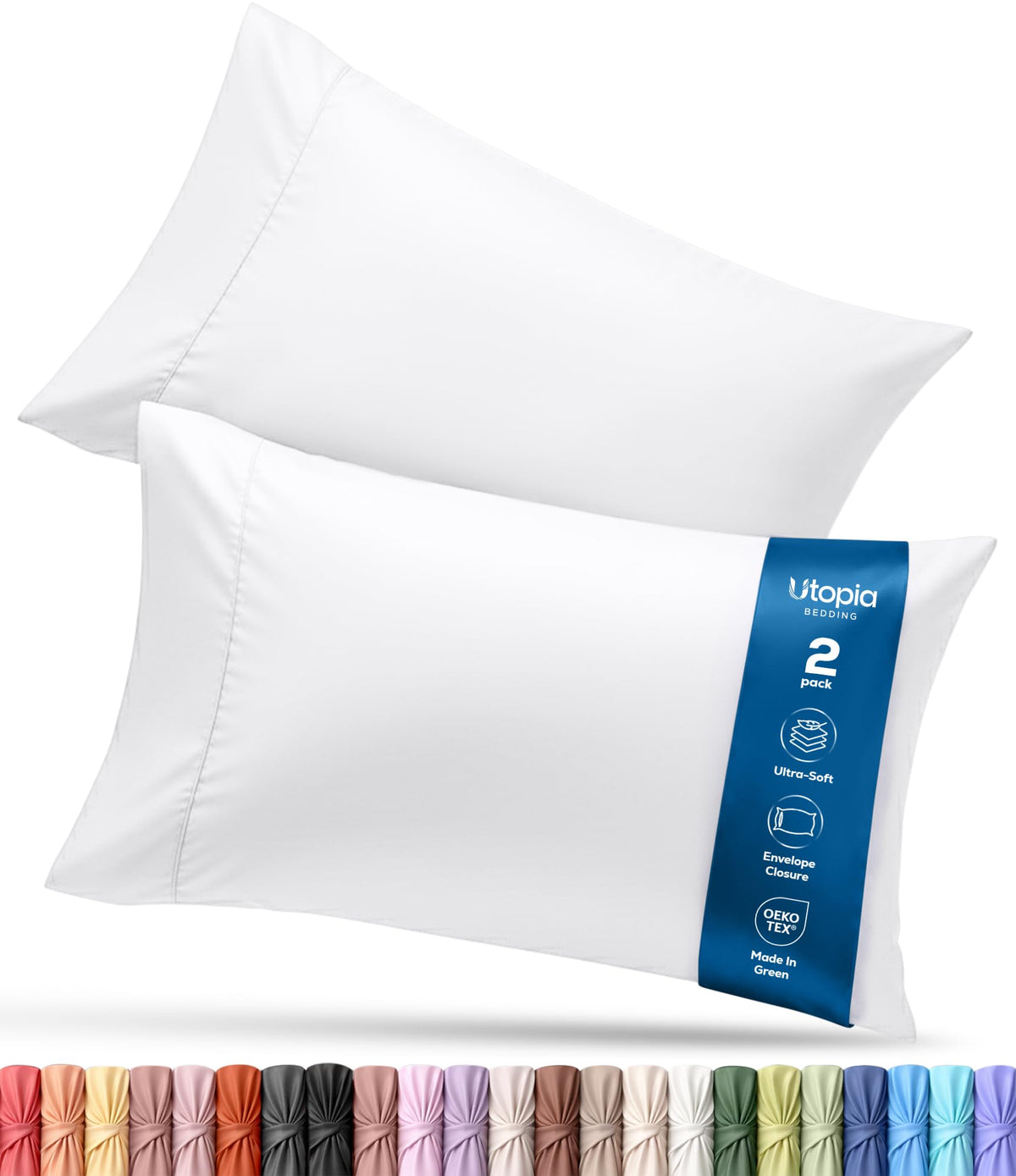 Brushed Microfiber Pillowcase – 4 Pack