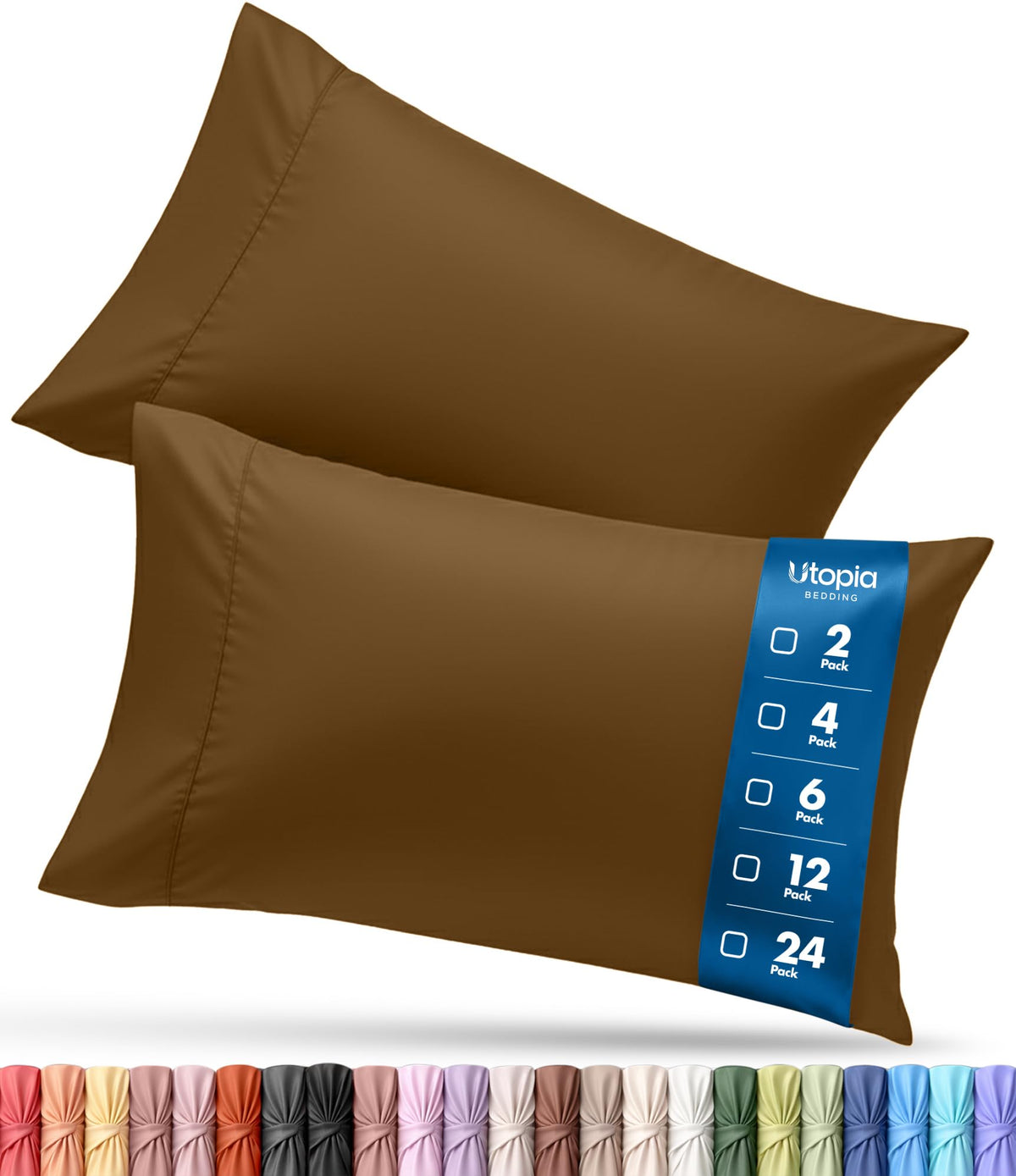 Brushed Microfiber Pillowcase – 4 Pack