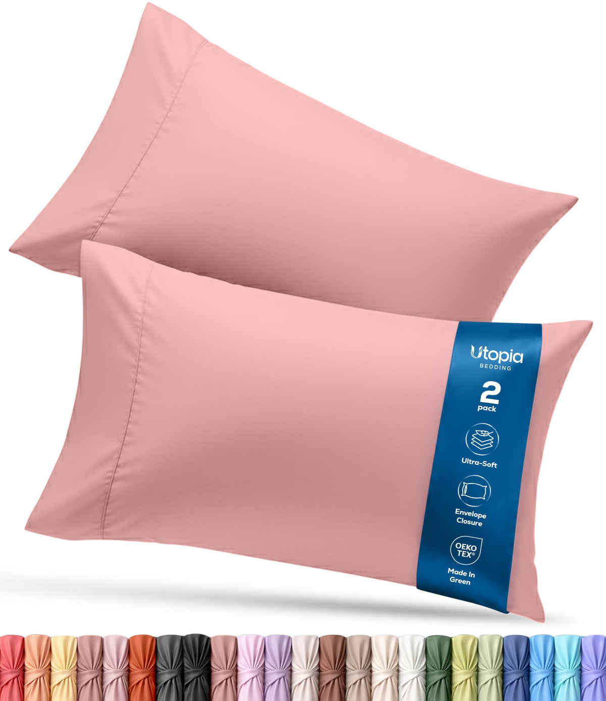 Brushed Microfiber Pillowcase – 4 Pack