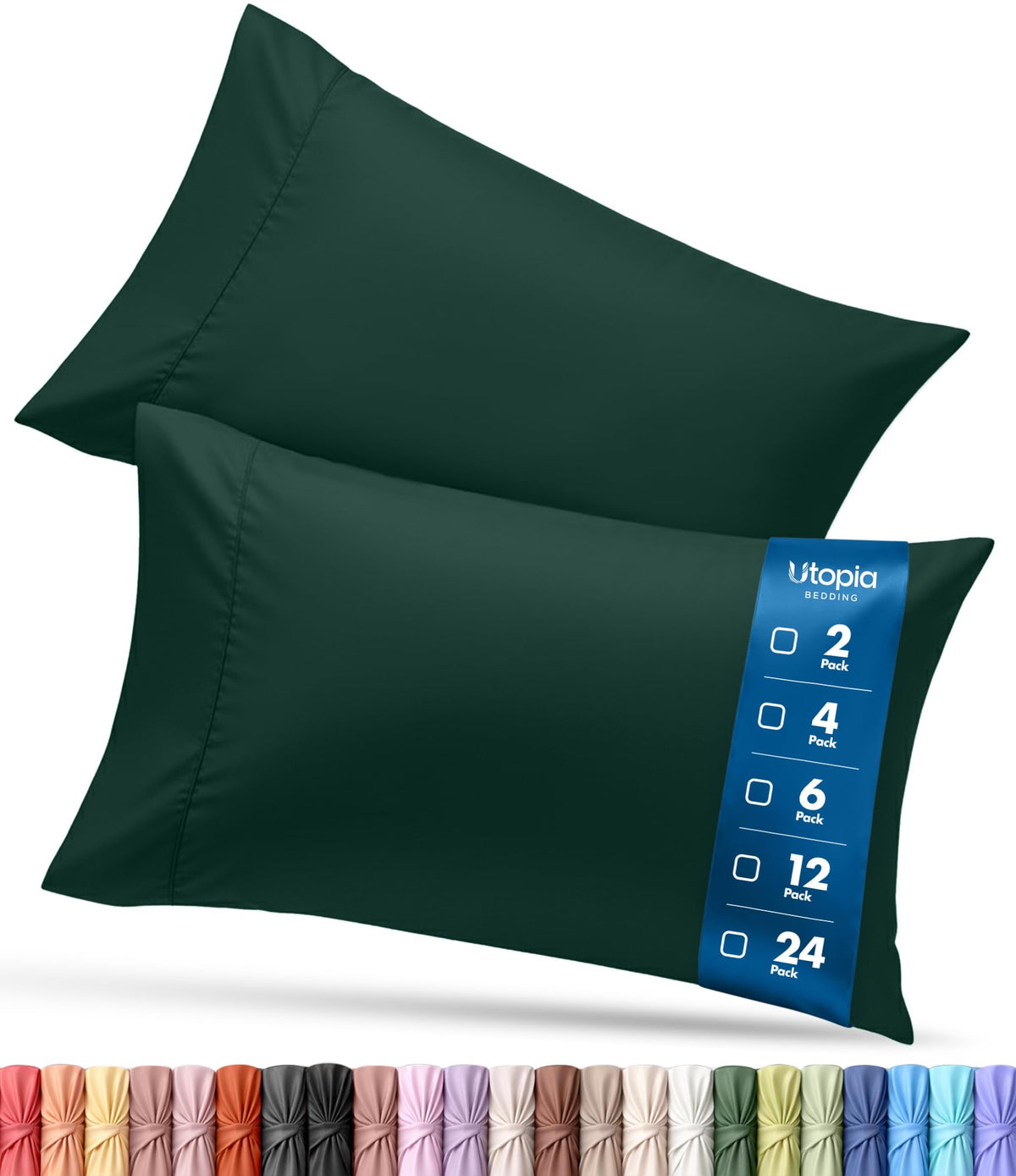 Brushed Microfiber Pillowcase – 4 Pack