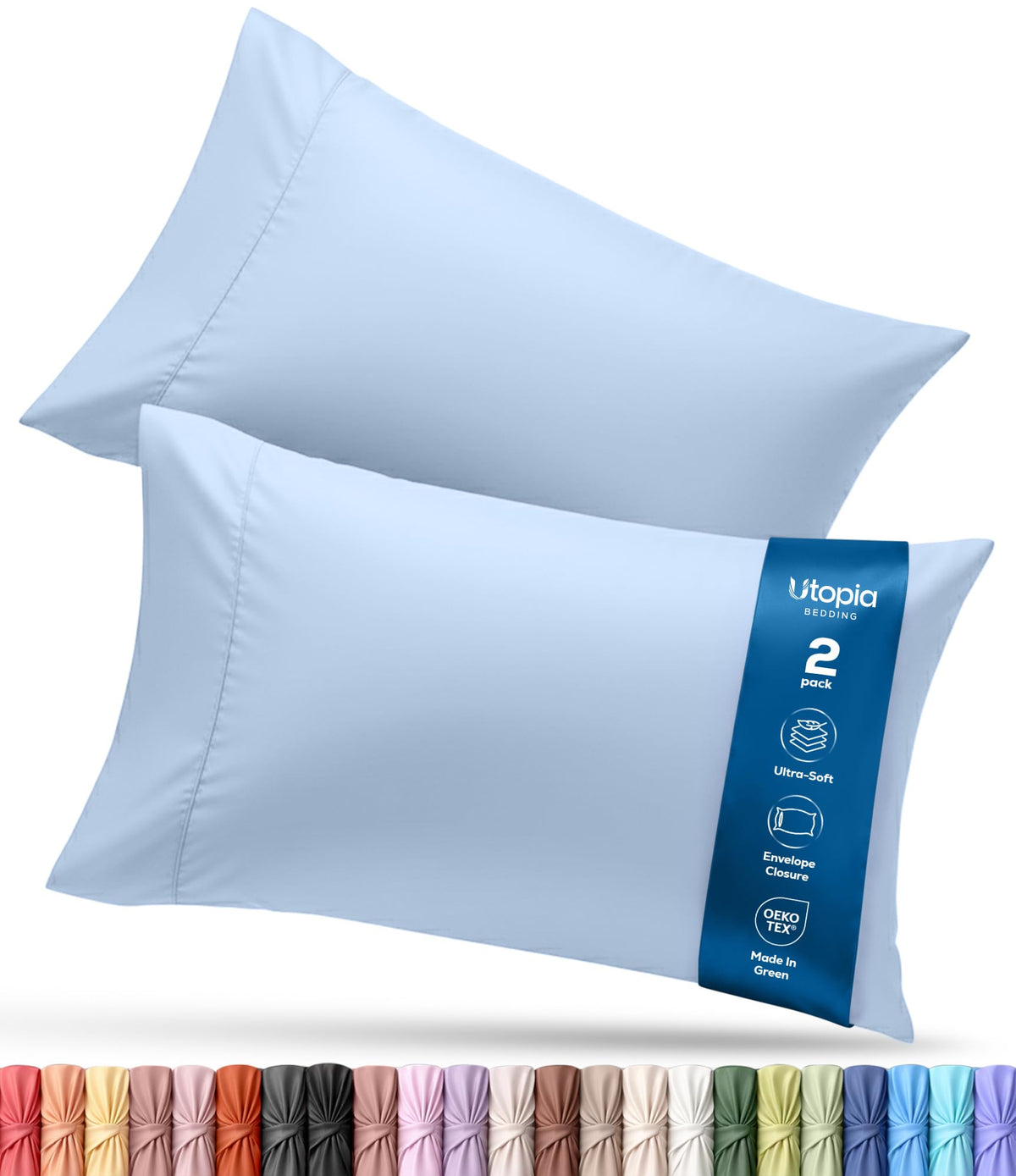 Brushed Microfiber Pillowcase – 4 Pack