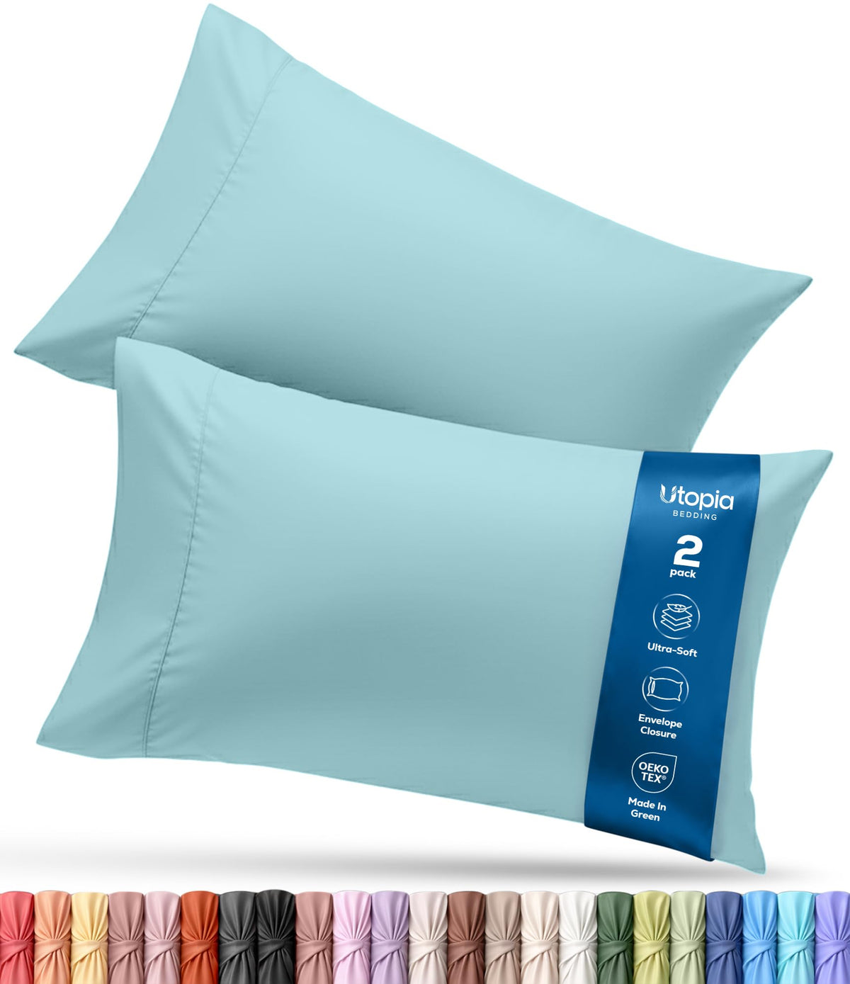 Brushed Microfiber Pillowcase – 4 Pack