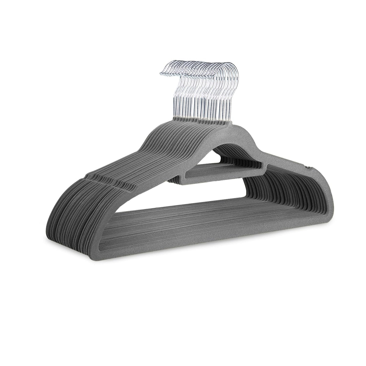 Velvet Hanger Grey