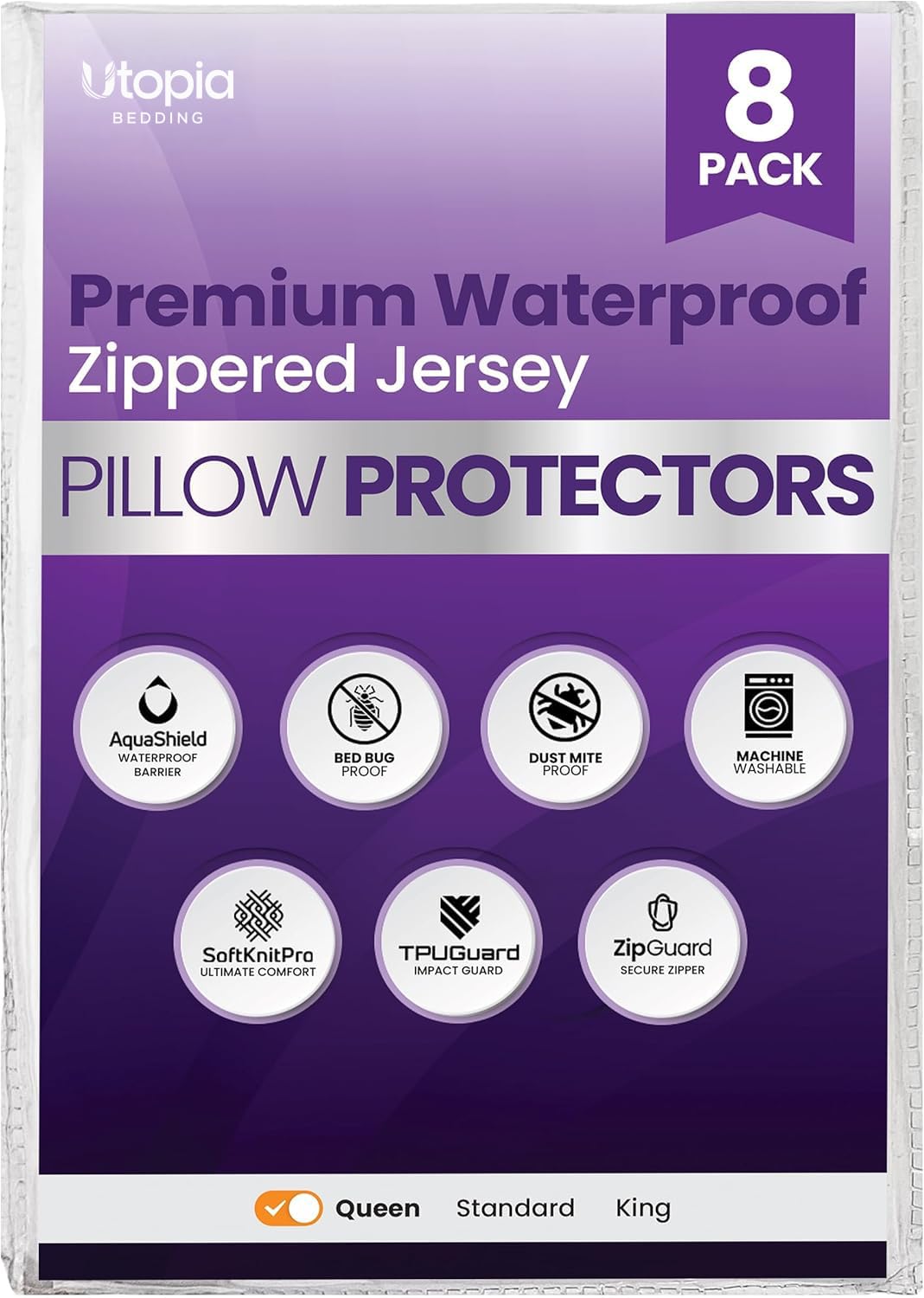 Waterproof Pillow Encasement - Colored