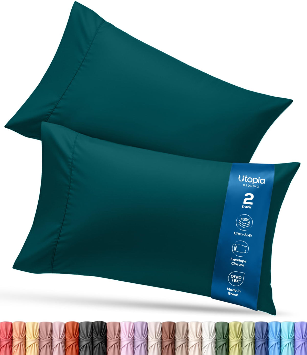 Brushed Microfiber Pillowcase – 4 Pack