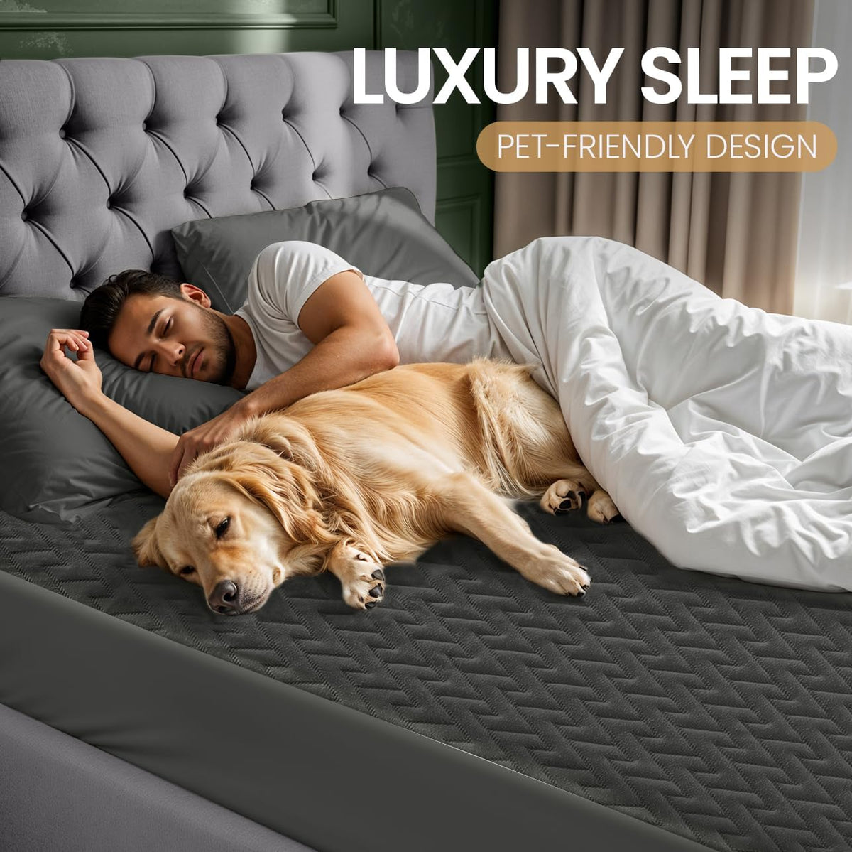 Zig Zag Mattress Protector