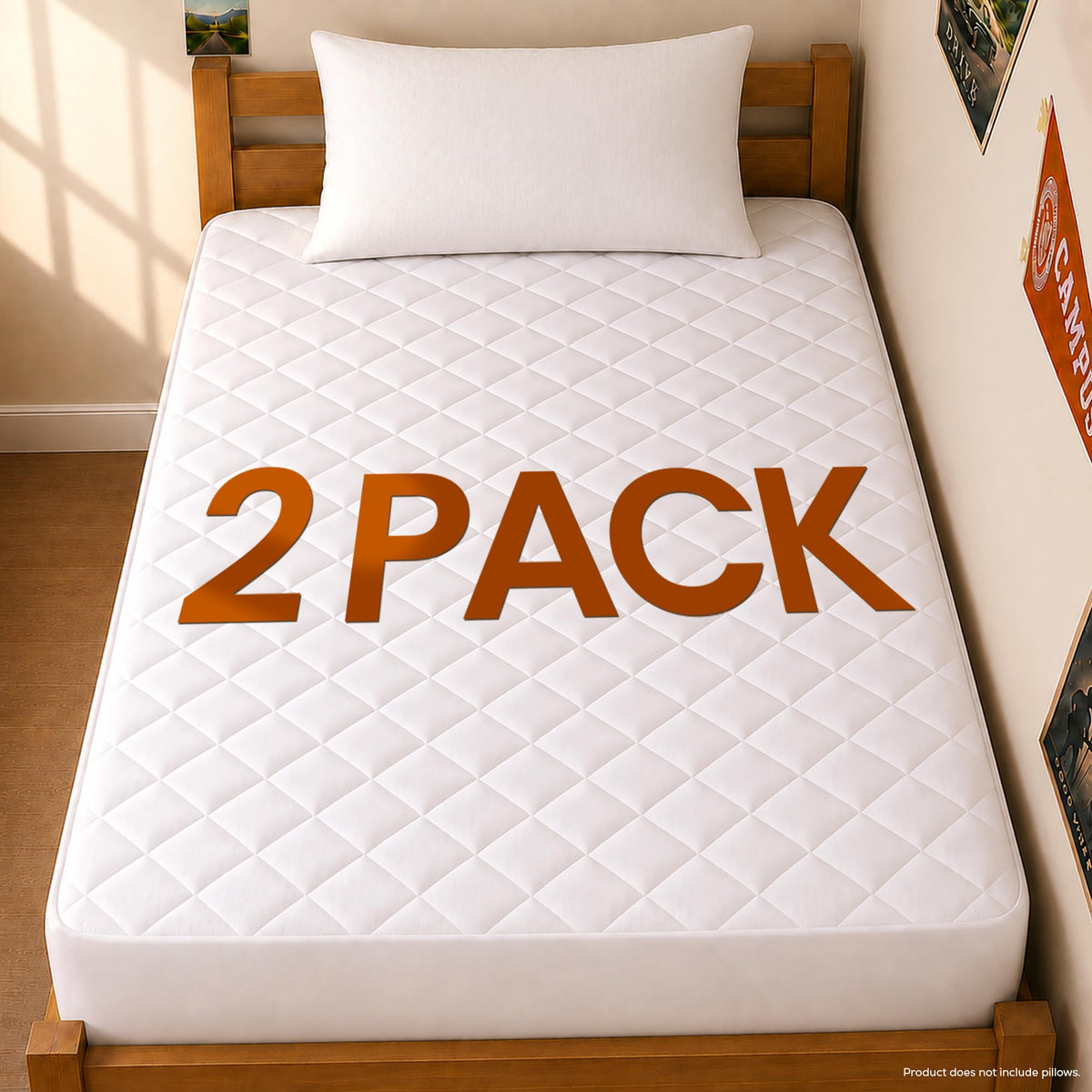 Quilted Fitted Mattress Pad