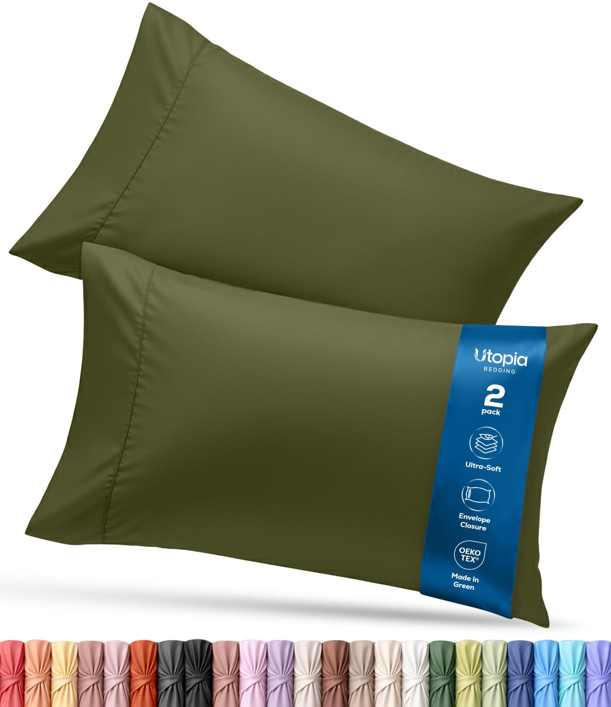 Brushed Microfiber Pillowcase – 4 Pack