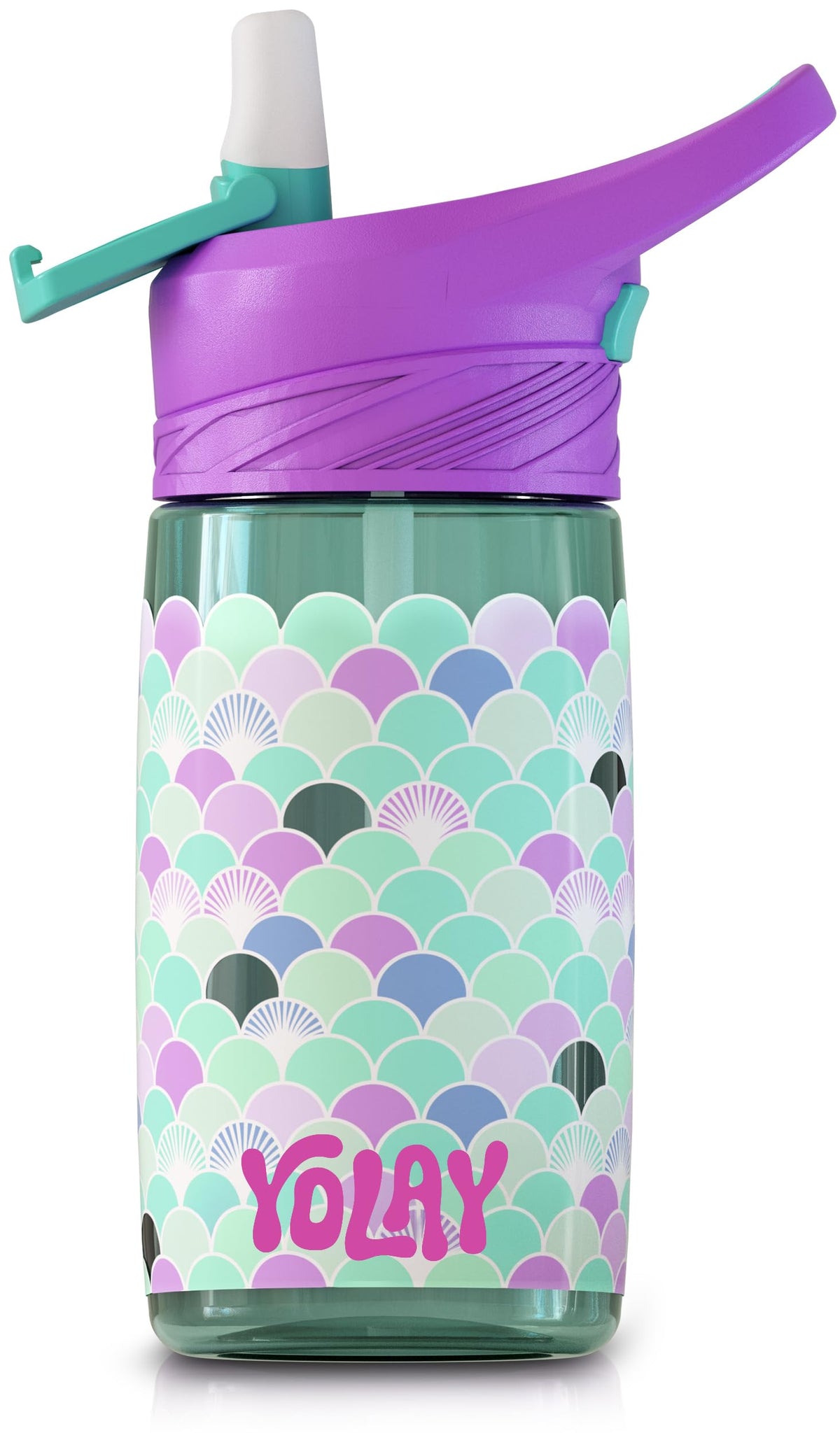 Yolay Kids Water Bottle 15 Oz Mermaid