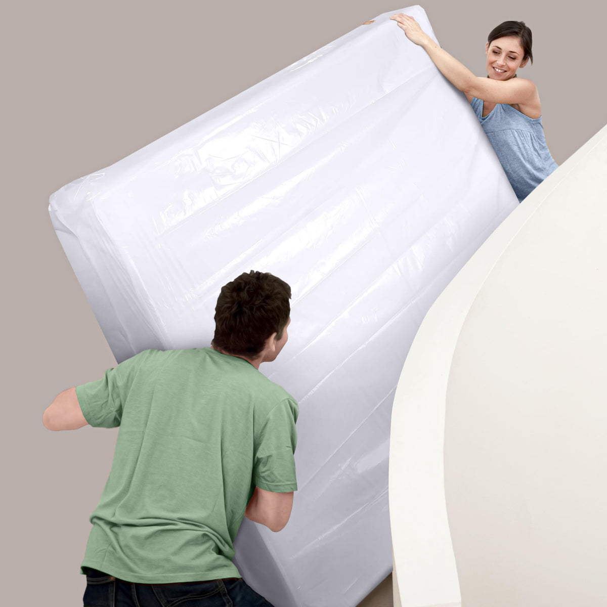 Plastic Mattress Bag for Moving and Storage 2 Mil Thick
