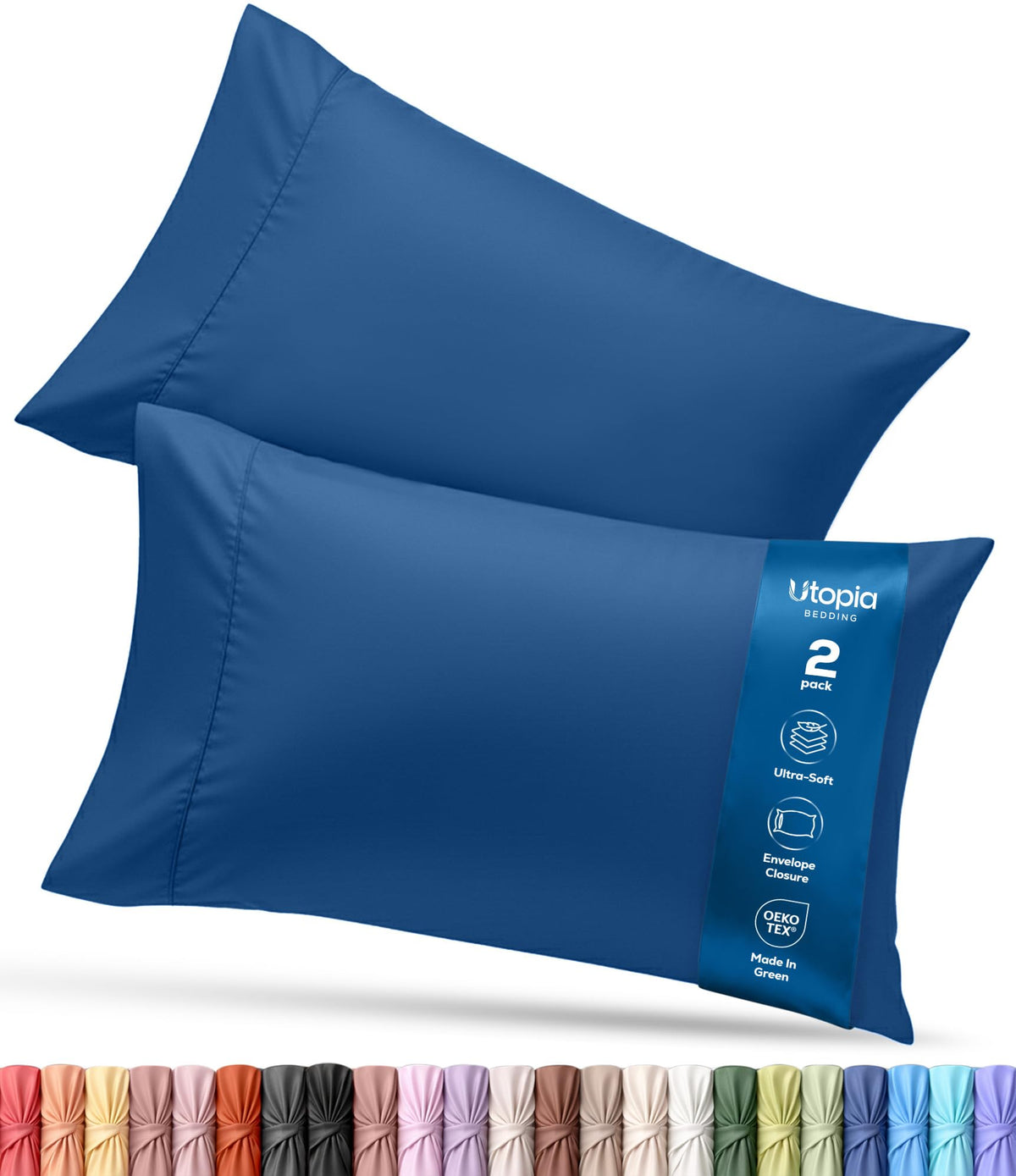 Brushed Microfiber Pillowcase – 4 Pack