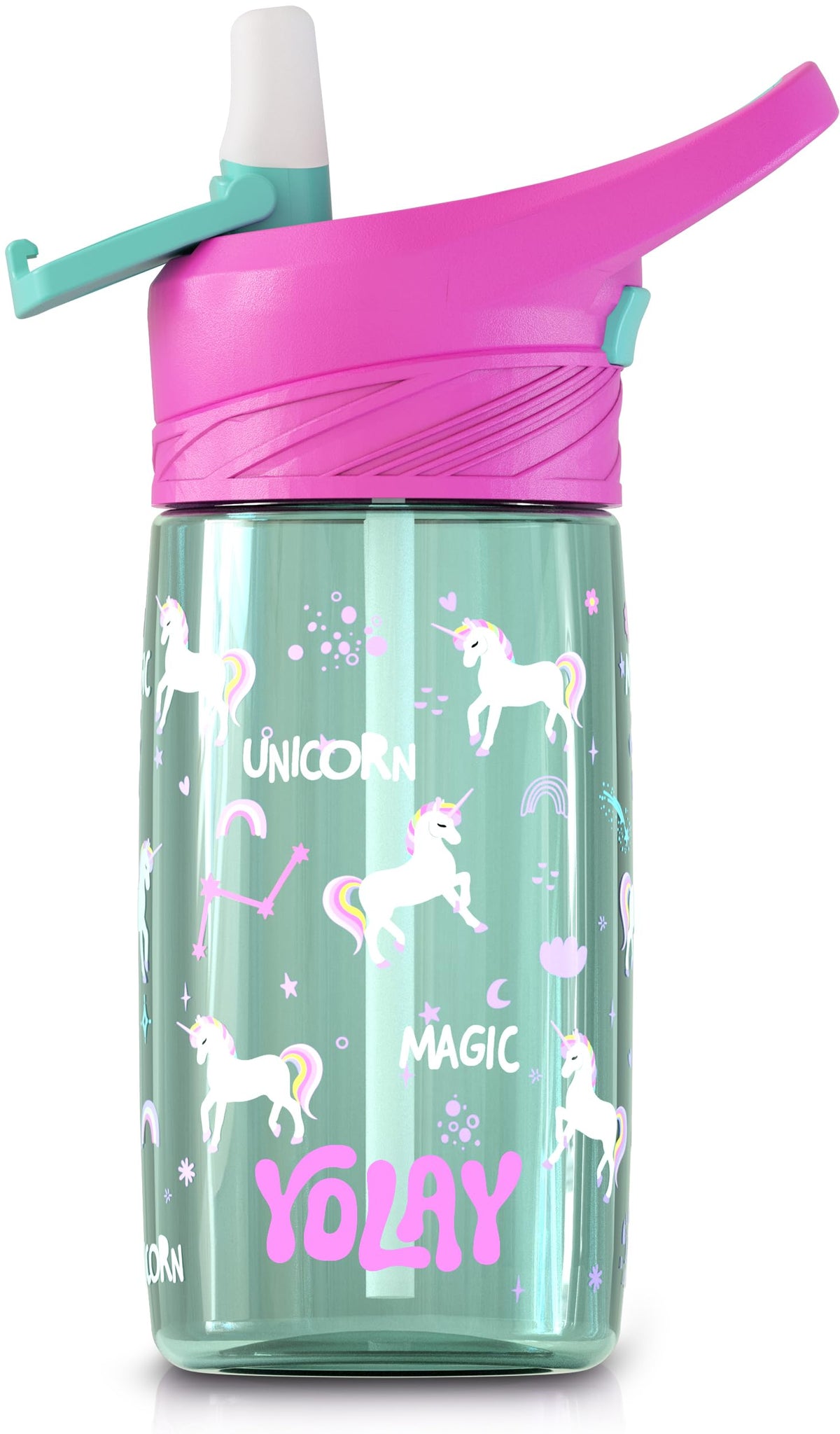 Yolay Kids Water Bottle 15 Oz Mermaid