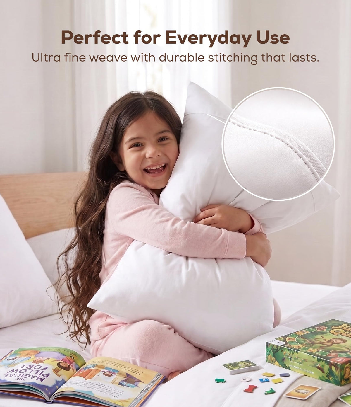 Brushed Microfiber Pillowcase – 4 Pack