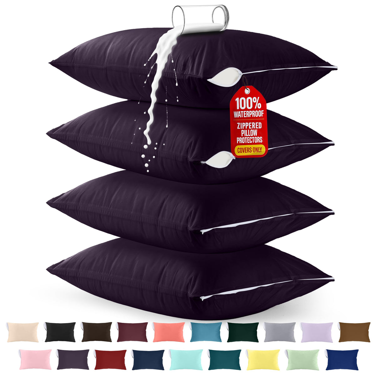 Waterproof Pillow Encasement - Colored