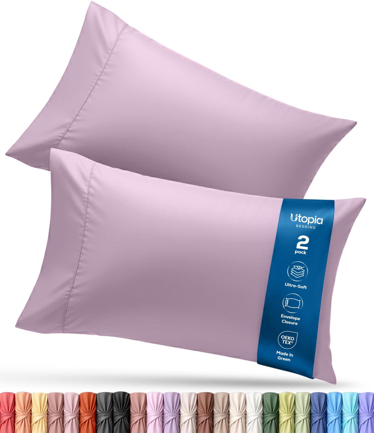 Brushed Microfiber Pillowcase – 4 Pack
