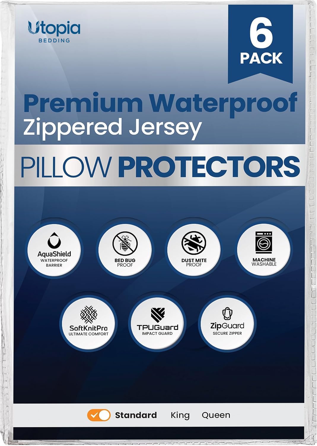Waterproof Pillow Encasement - Colored