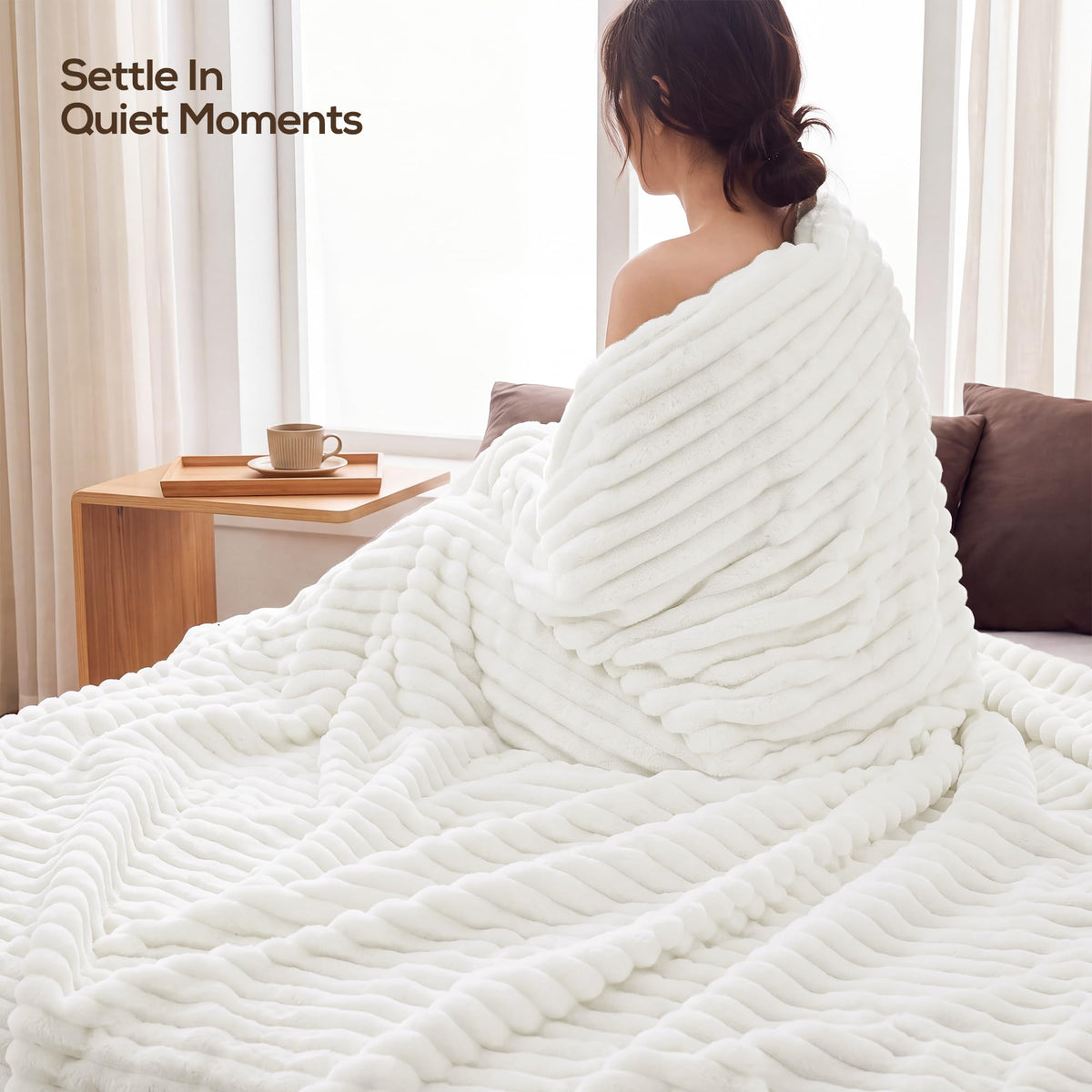 Stripe Fleece Blanket