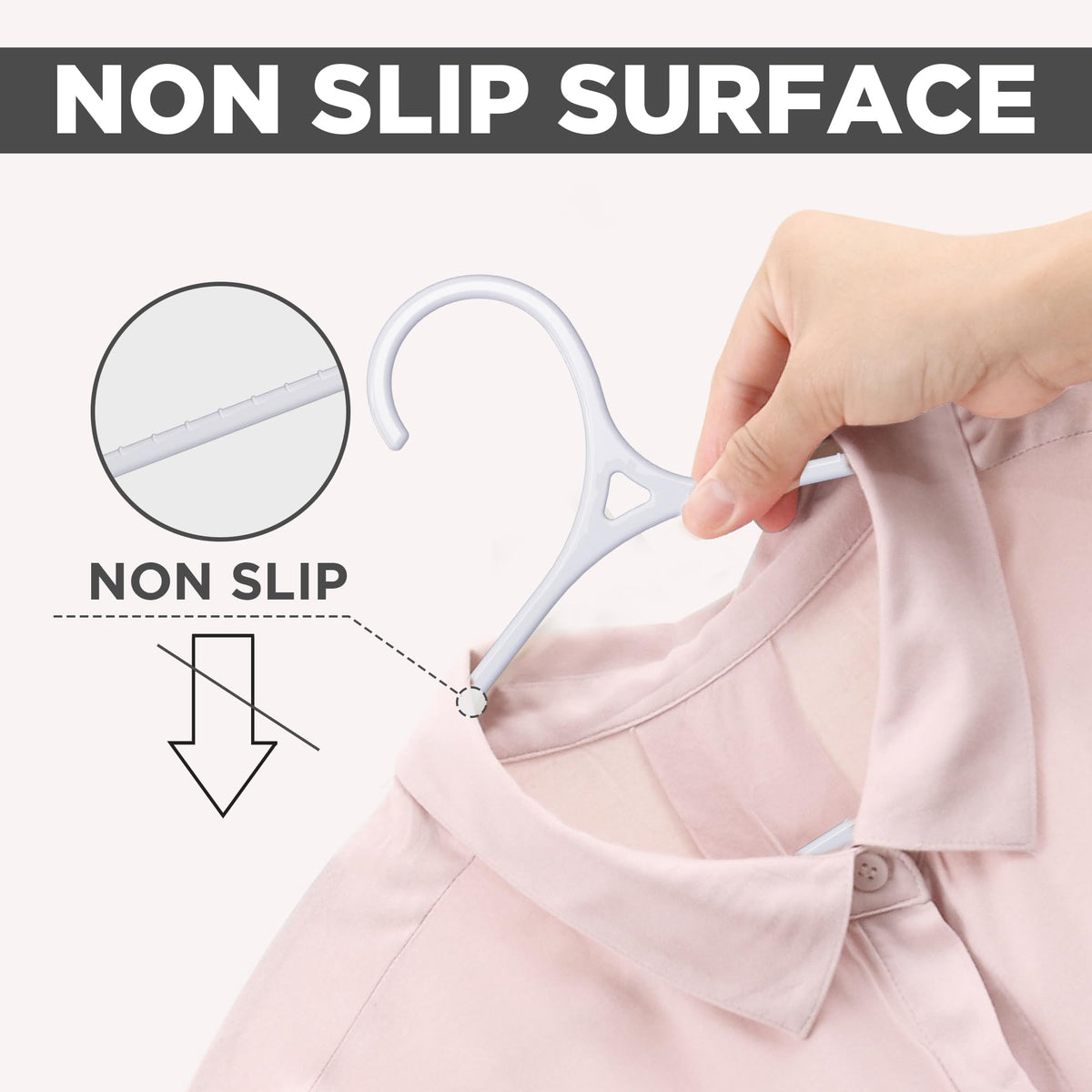 Standard Plastic Hanger White