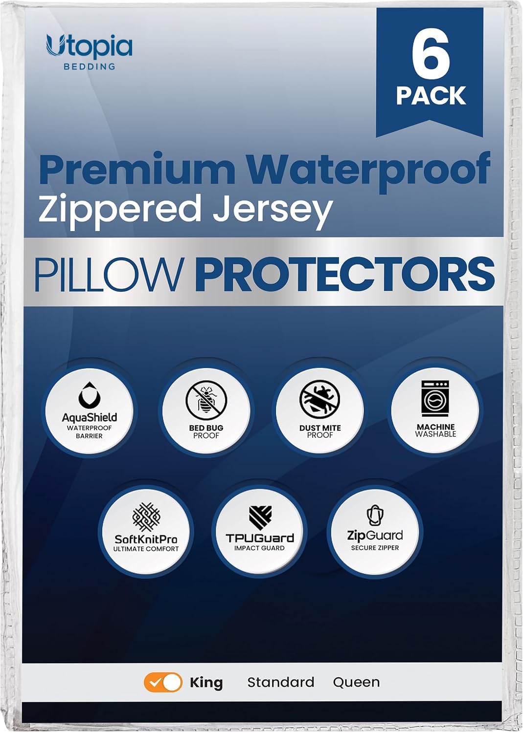 Waterproof Pillow Encasement - Colored