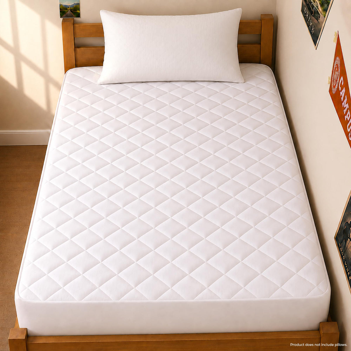 Quilted Fitted Mattress Pad