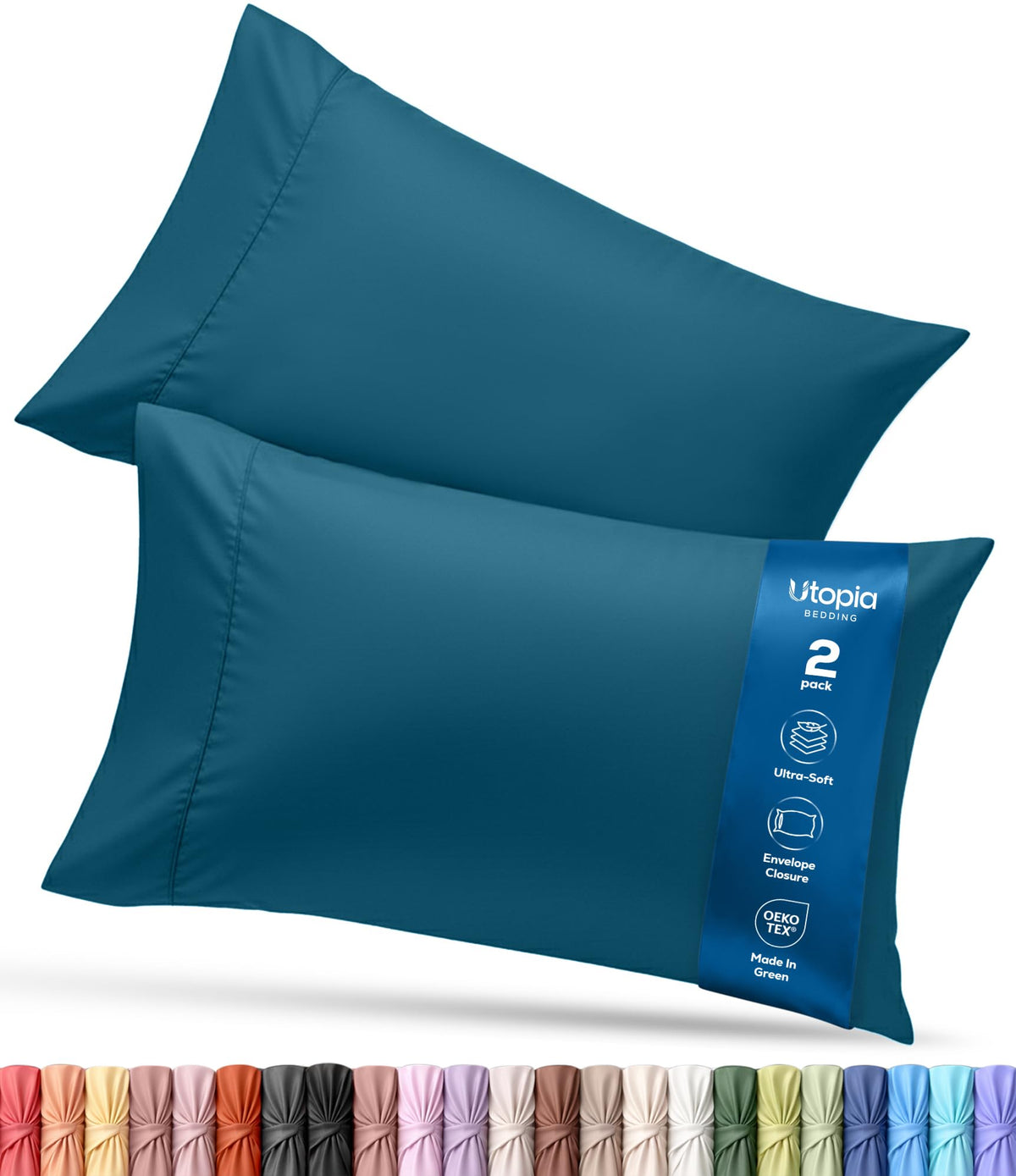 Brushed Microfiber Pillowcase – 4 Pack