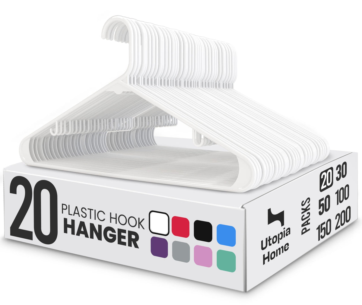 Space-Saving Hangers with Strap Hooks
