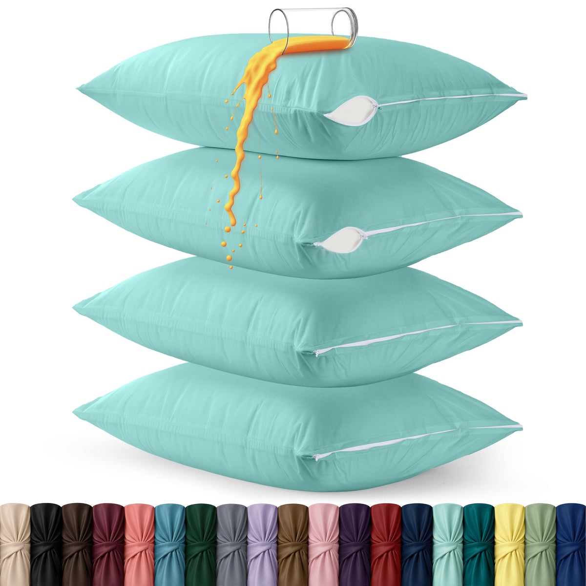 Waterproof Pillow Encasement - Colored