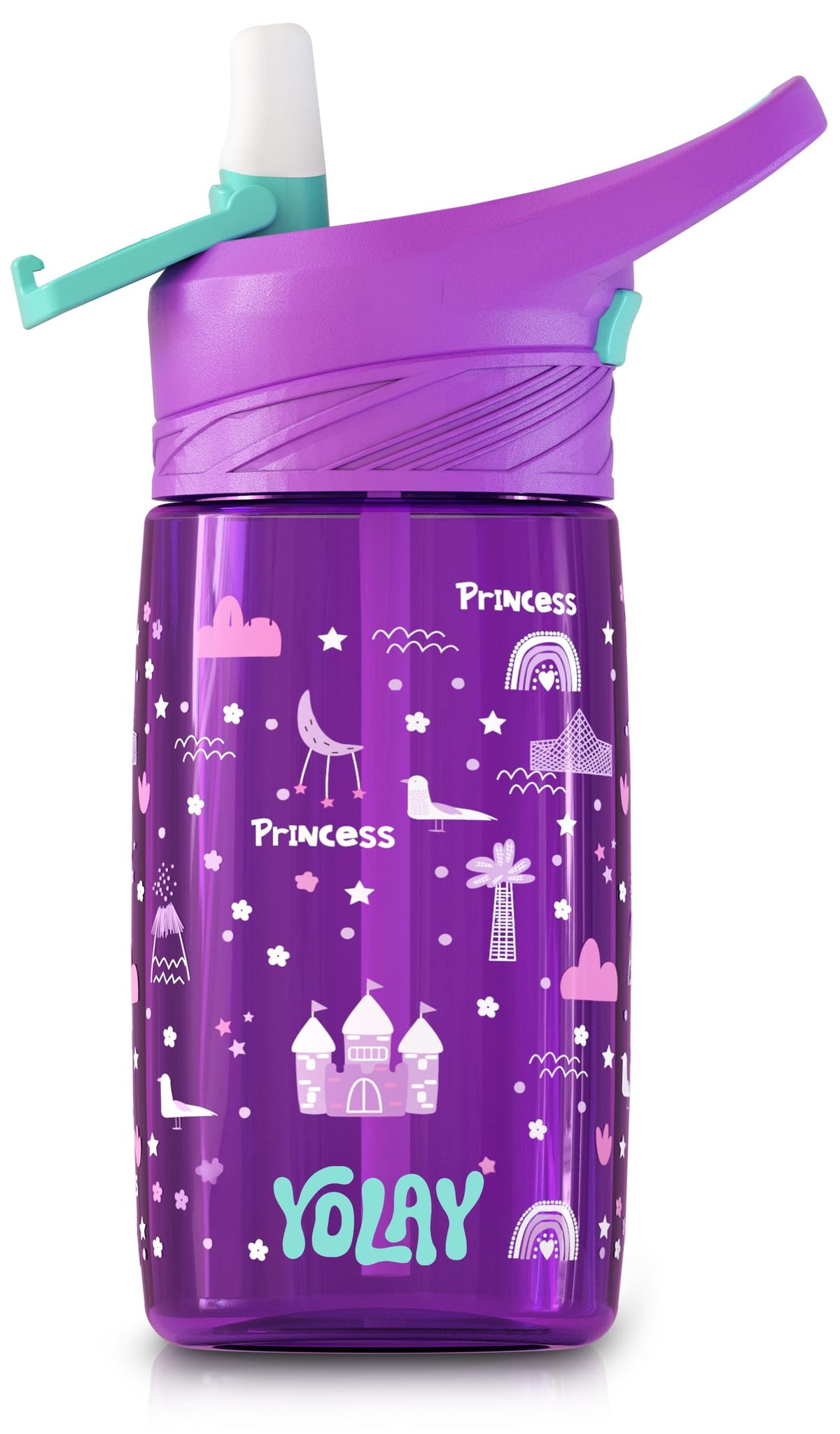 Yolay Kids Water Bottle 15 Oz Mermaid