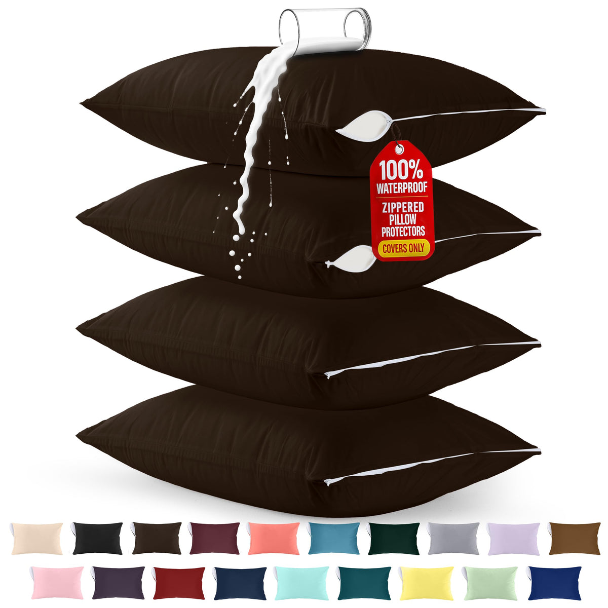 Waterproof Pillow Encasement - Colored
