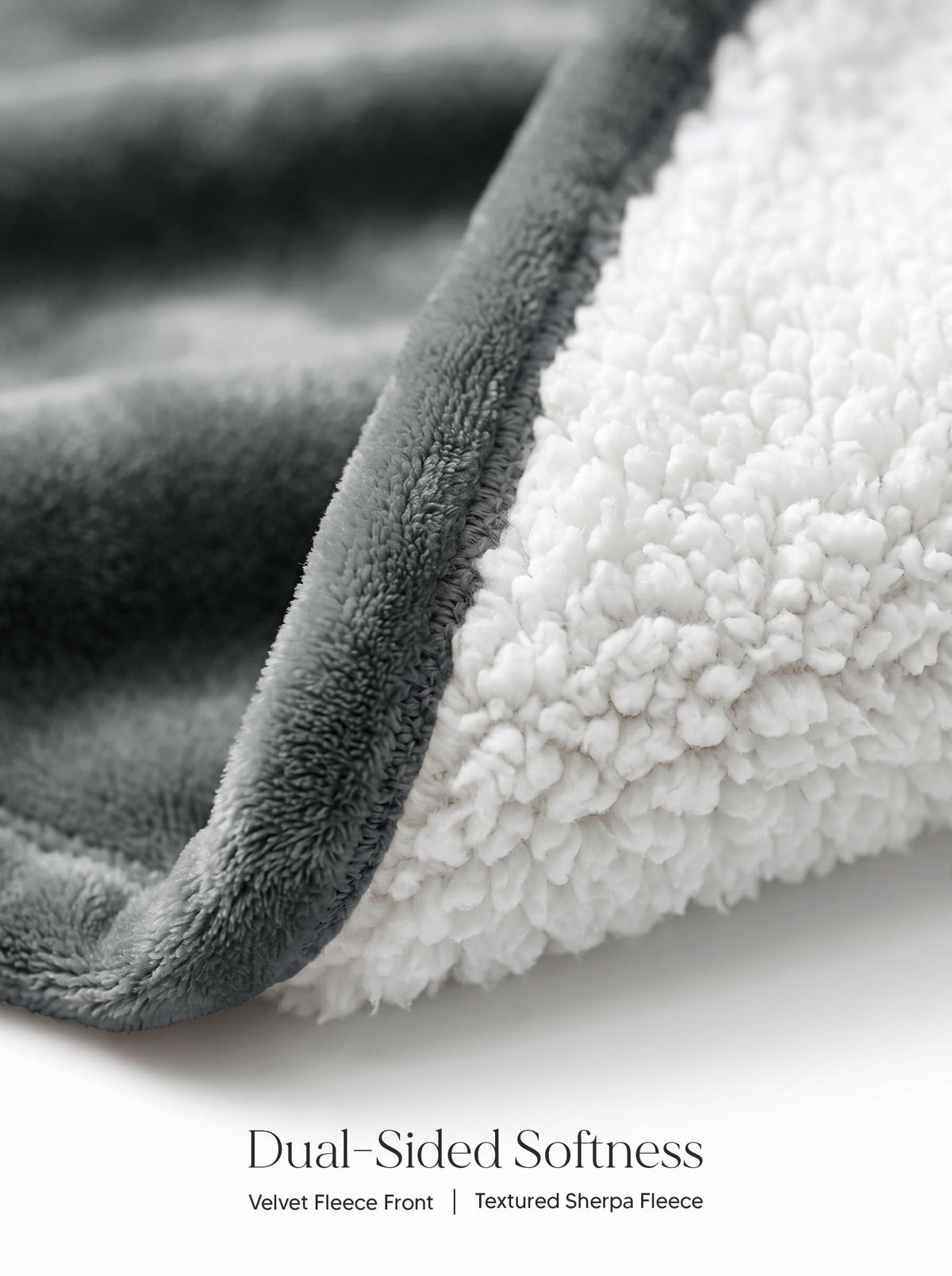 Reversible Sherpa Fleece Blanket