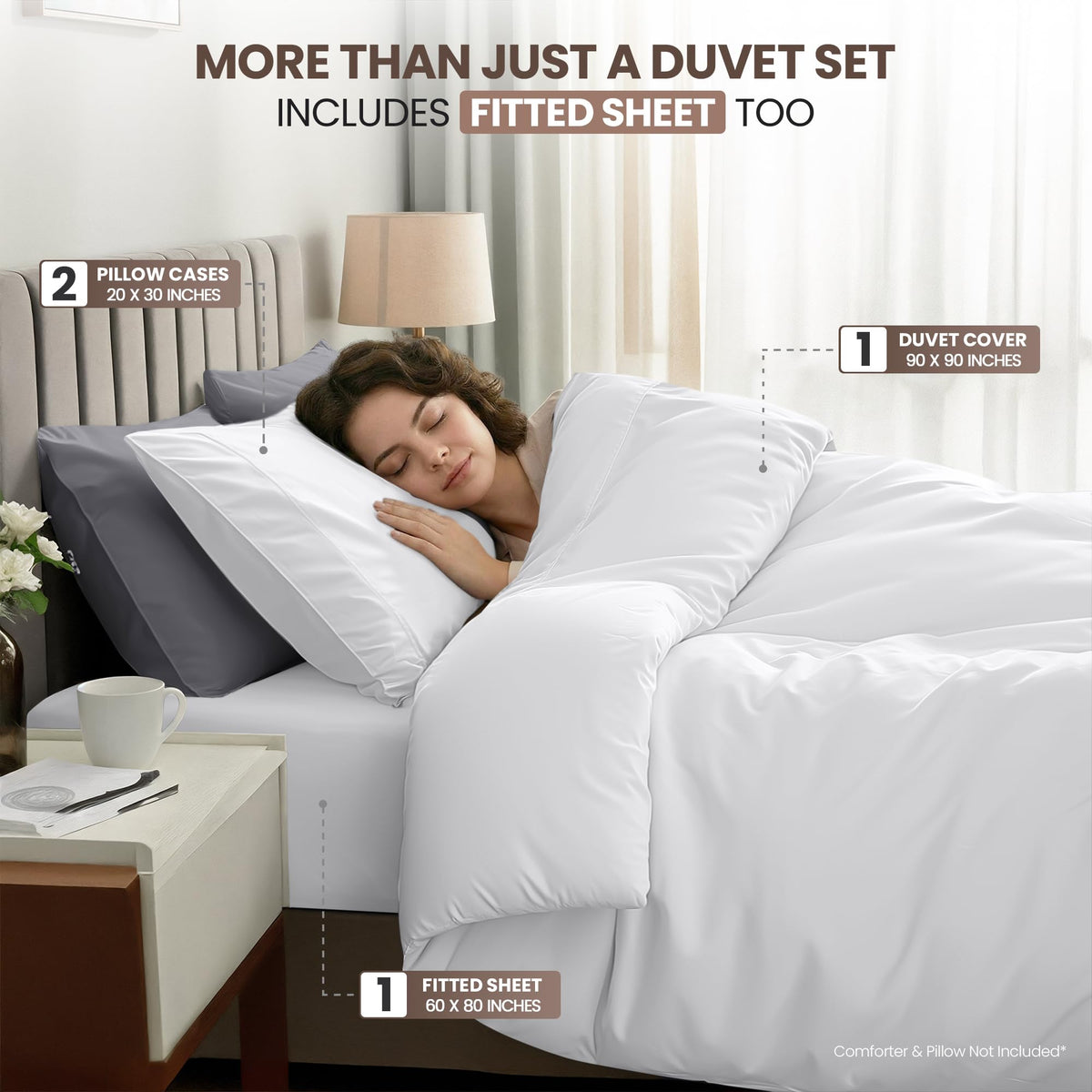 Duvet Cover, 4 Piece Set