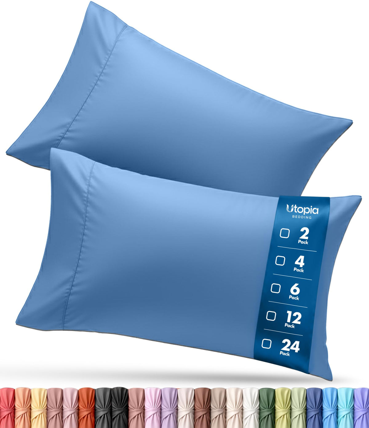 Brushed Microfiber Pillowcase – 4 Pack