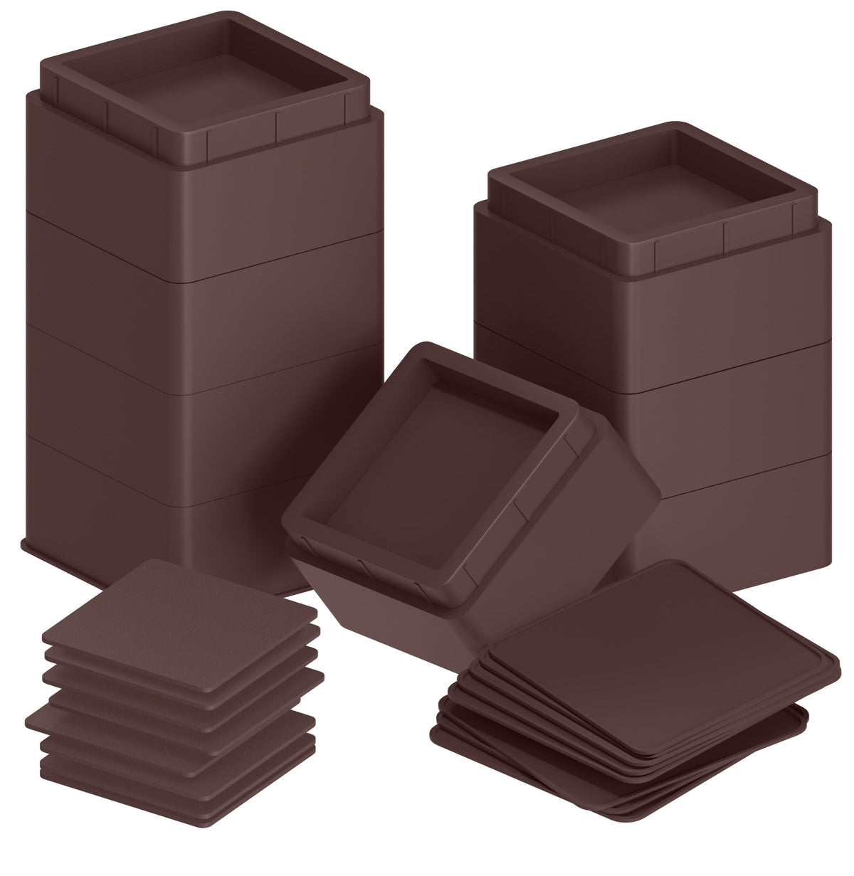 Adjustable Heavy-Duty Bed Risers
