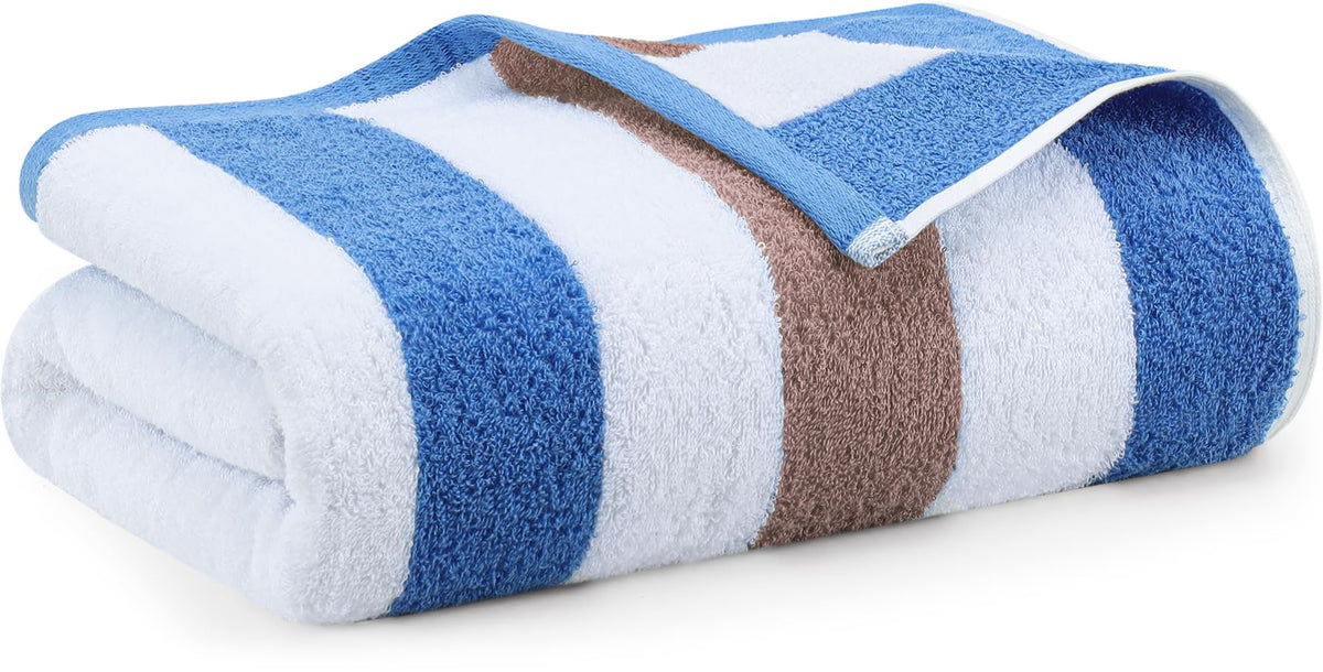 Cabana Cotton Beach Towels 6 pack, 30 x 60 in, Variety