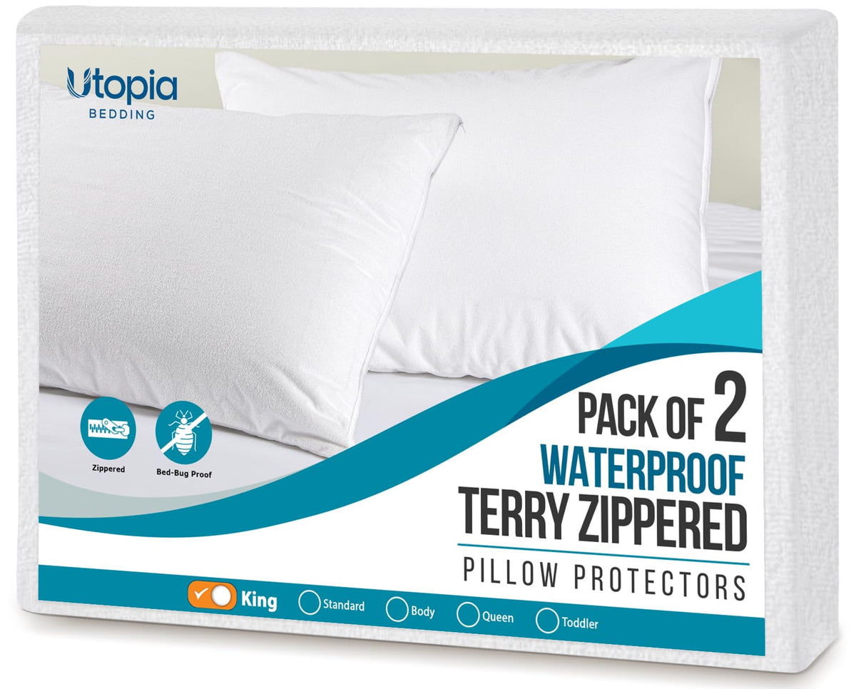 Waterproof Pillow Encasement - Terry