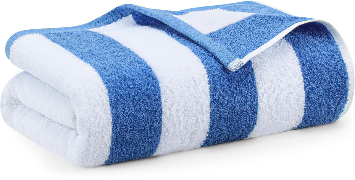 Cabana Cotton Beach Towels 6 pack, 30 x 60 in, Variety